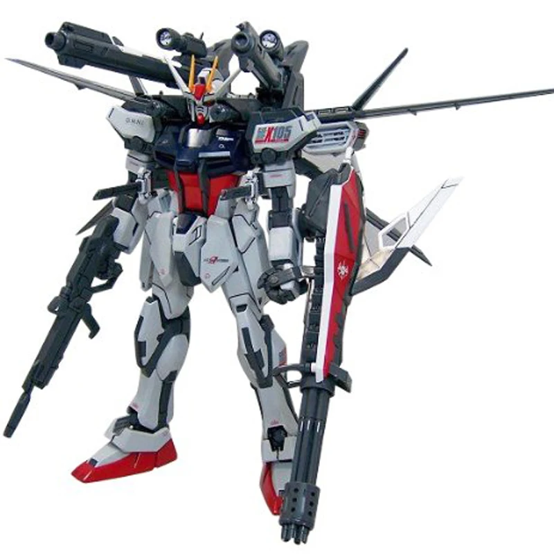 Bandai Gundam 1/100 MG STRIKE GUNDAM IWSP мобильный костюм Сборная модель наборы фигурки Детские игрушки