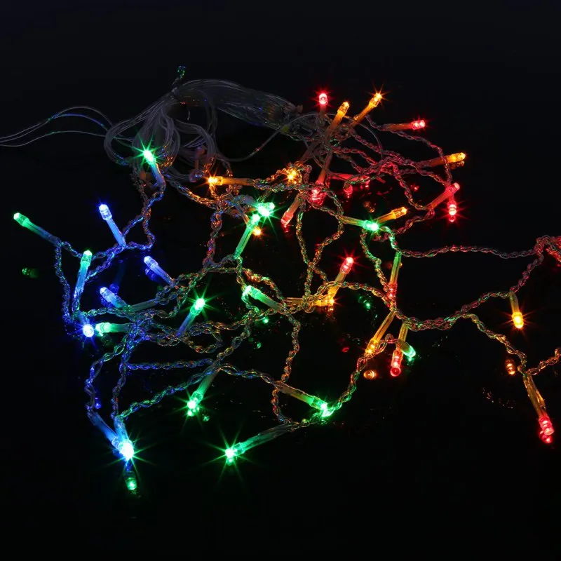 Падения 0.4-0.6 м LED Шторы сосулька огни строки Новый год Свадебная вечеринка гирлянды светодиодные 1x5 м для открытый Рождество украшения