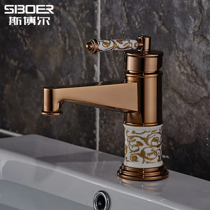 European Kitchen Faucets Brass Electroplate ORB White ...