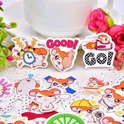 40pcs Creative Cute Self-made  animal Hamtaro Scrapbooking Stickers /Decorative Sticker /DIY Craft Photo Albums/Waterproof