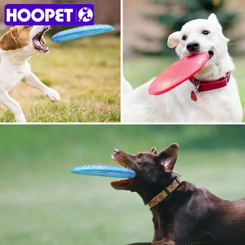

HOOPET Dog Toys Bone print Pet Dog Flying Disc Training Tooth Resistant Pet Toys Speelgoed