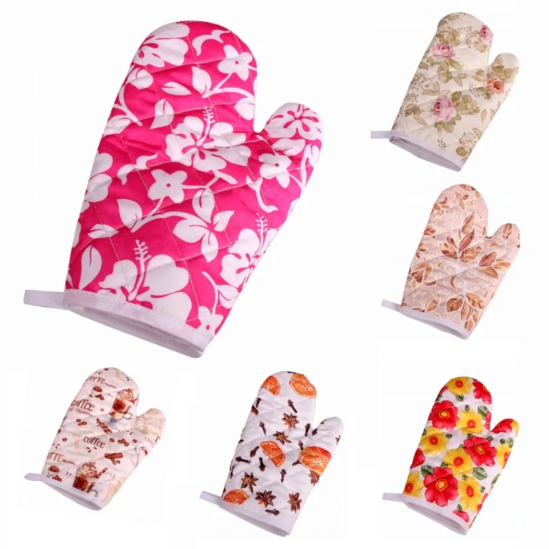 Oven Mitts Cute Kitchen Supplies Cotton Thick Microwave Oven Gloves High-Temperature Hot Insulation Gloves Oven Mitts Cute Kitchen Supplies Cotton Thick Microwave Oven Gloves High-Temperature Hot Insulation Gloves