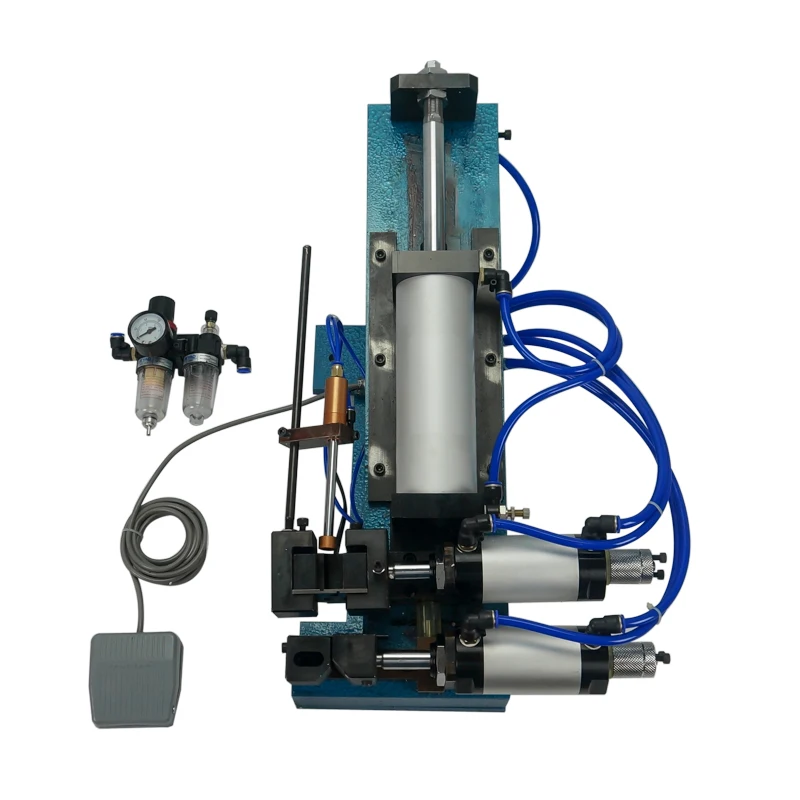  Pneumatic Type Double Layer Wire Peeling Stripping Machine Wire Stripper Cable Strip Length 300mm C