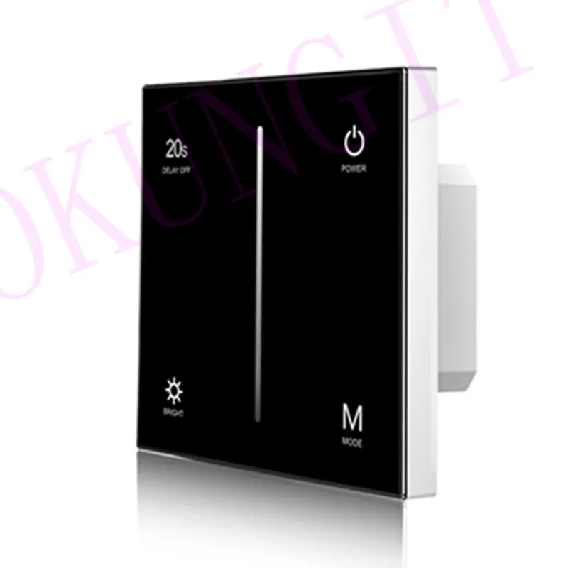 

85-265VAC 1 Zone Touch panel 0/1-10V Dimmer T18 High Voltage Input Switching current Touch Panel Wall Mount 0-10V signal Output