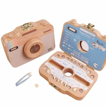 

Wooden Baby Dental Cabinet Organizer Preservation Box Milk Dental Organizer Storage Box Box Souvenir Preservation Box Send Baby