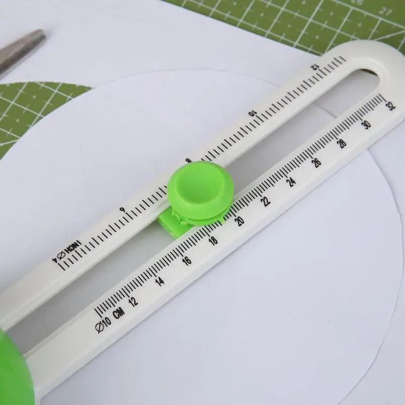 Круглый нож для резки лоскутный Компас Круглый резак Скрапбукинг карты резаки простая бумага-резка ножевые гаджеты