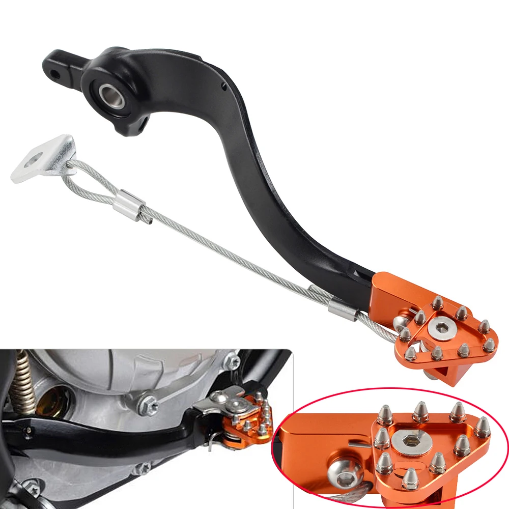 NICECNC рычаг рычага заднего тормоза с тормозом для KTM SX SXF EXC EXCF XC XCF XCW XCFW 125 150 200 250 300 350