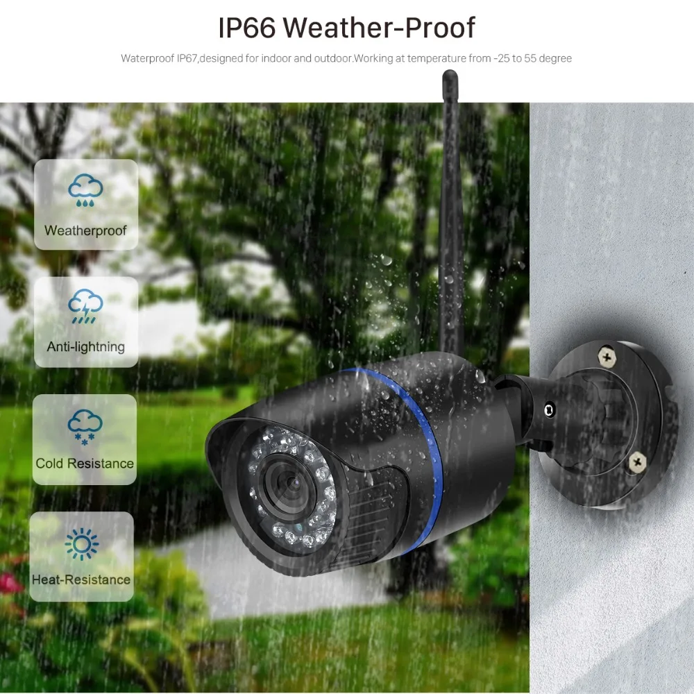 Besder Yoosee IP камера Wifi 1080P 960P 720P ONVIF Беспроводная Проводная P2P CCTV Bullet уличная камера с разъемом для карты MiscroSD Max 64G