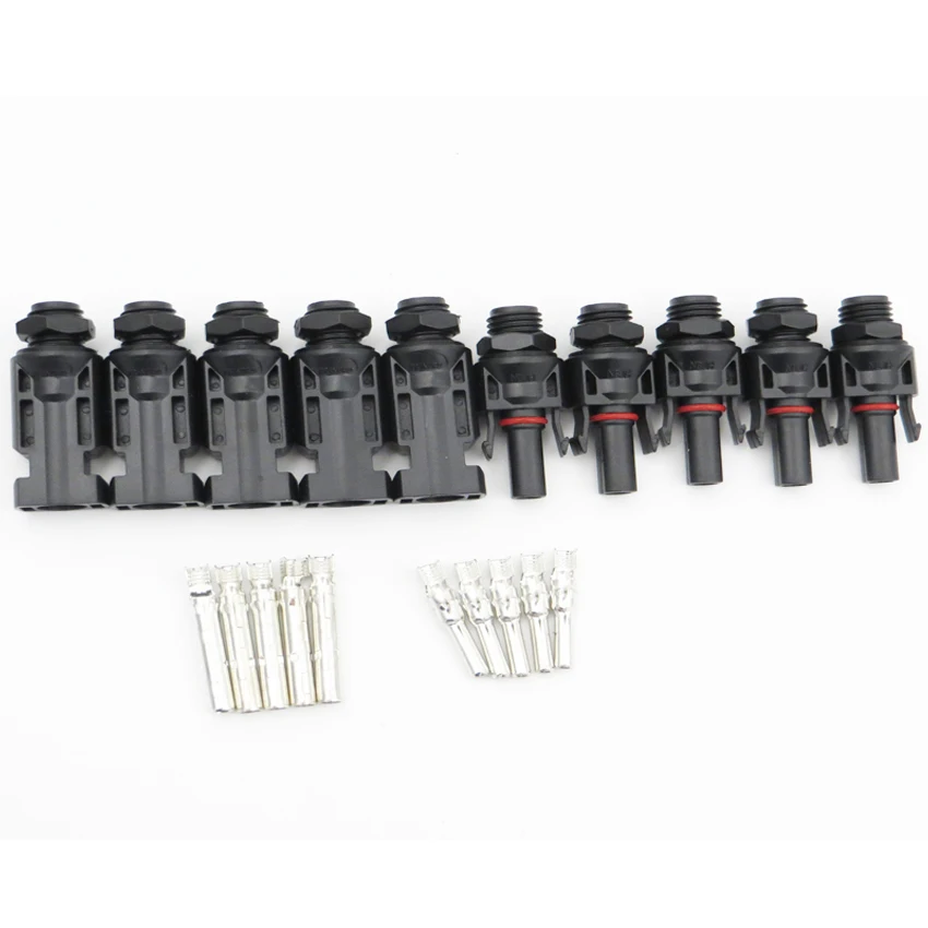 

5Pairs x MC4 solar panel mounting Connector,MC4 install mount solar kit connect