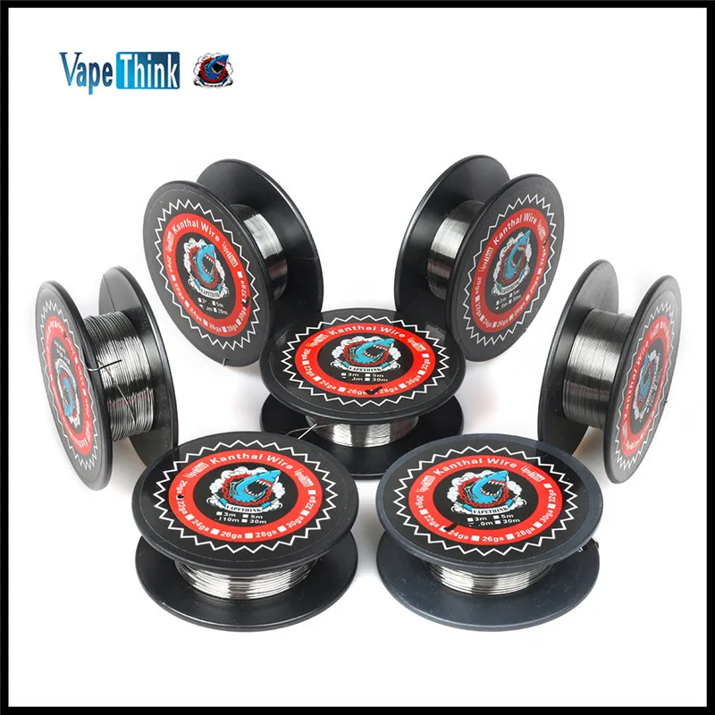 Оригинальный Vapethink 10 м 30FT провод DIY электронная Сигарета RDA RDTA RTA катушки 20ga 32ga