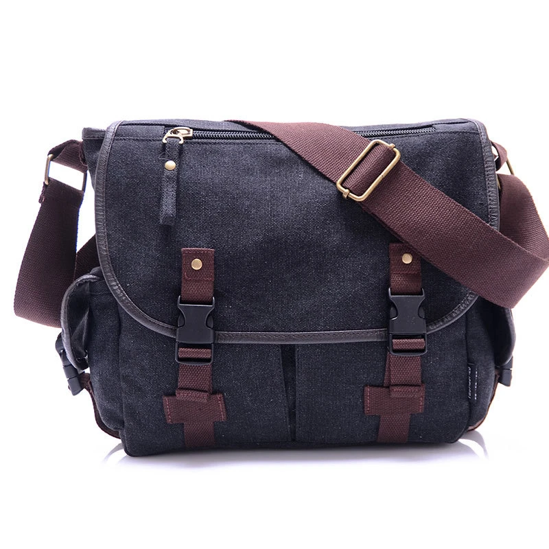 Men Handbags Cool Canvas Bag Men's Travel handbag Sac homme Military