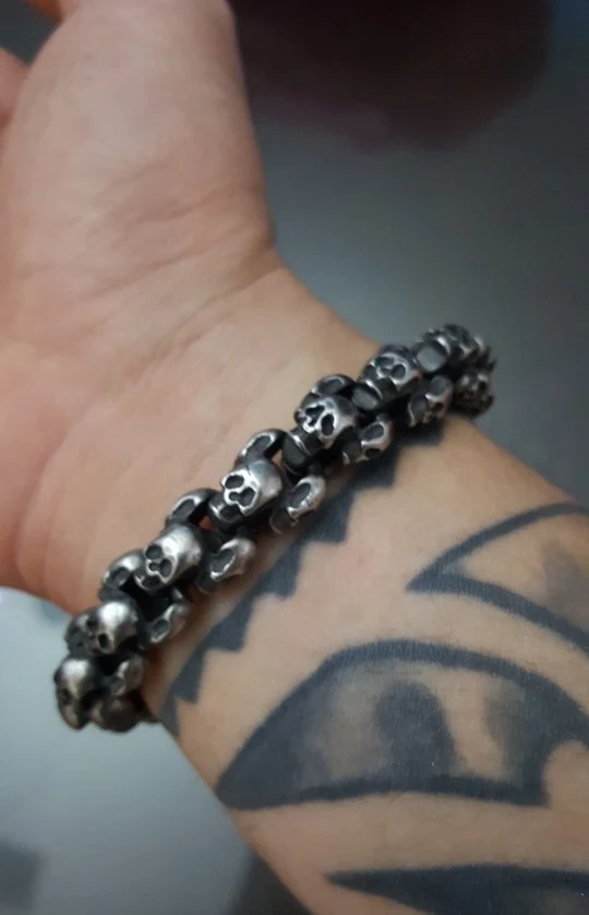 Bracciali a catena cubana Punk di gioielli in acciaio inossidabile personalizzat