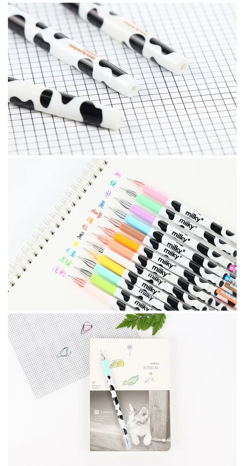 3 шт, случайные красивые канцелярские принадлежности, Алмазные 12 цветов, гелевые ручки, офисные канцелярские принадлежности, школьные принадлежности, разноцветные корейские ручки для детей