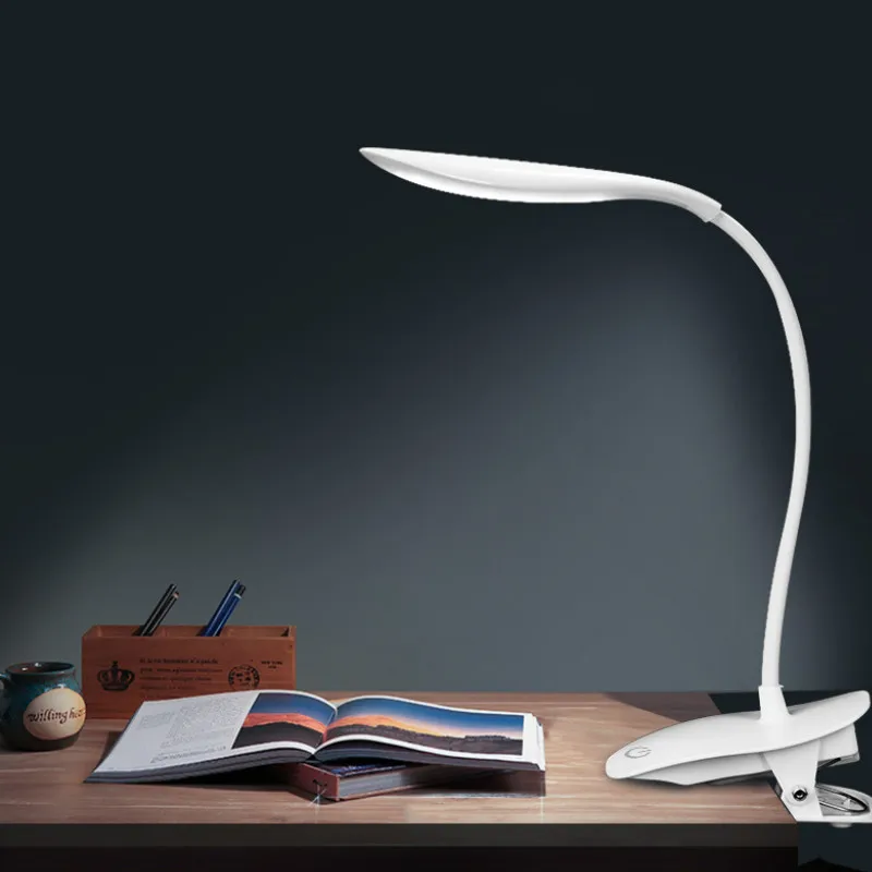  JSEX LED Table Desk Lamp Night Light Study Lamps Stand Lights USB Port Eye-caring For Office Bedroo