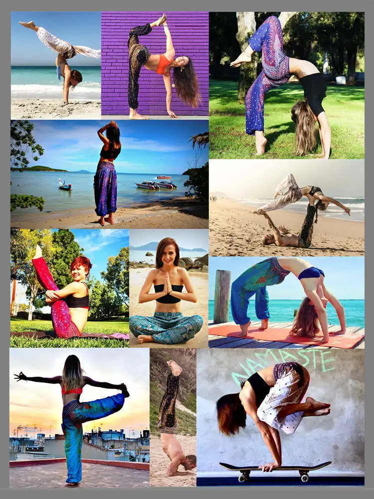 Thai Peacock Yoga Pants - Image 1