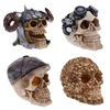 Resin Easter Island Head Bone Skull Statue Terrarium Reptile Hide Cave Aquarium Fish Tank Landscape Decor Ornament Accessories ► Photo 1/6