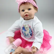 Реалистичные Милые силиконовые куклы для новорожденных принцесс 2" Reborn Baby куклы ручной работы poupee Reborn bonecas Дети bebe подарок