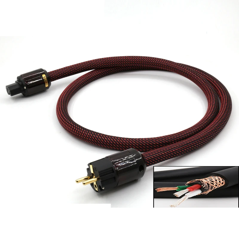 P 079E/C 079 Hifi Power Cable with EU Plug High Performance P 079E EU