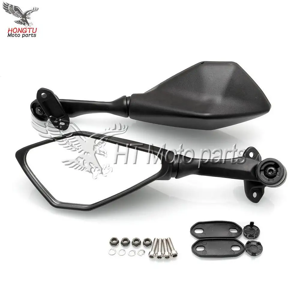 Мотоцикл зеркала заднего вида Зеркало для Kawasaki Ninja 250R 300 EX300R EX250 ZX-6R ZX6R ZX636 2013- Новинка модели