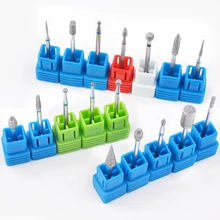 2 шт./лот Шлифовальная Пилка Для ногтей сверла вольфрамовые пули бит Электрический маникюр машина часть Гель-лак удаление кутикулы шлифовальные инструменты