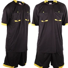 Новинка Профессиональный Survetement футбол рефери Джерси наборы тайский футбол рефери Униформа судьи короткая рубашка спортивные костюмы красный XXXL