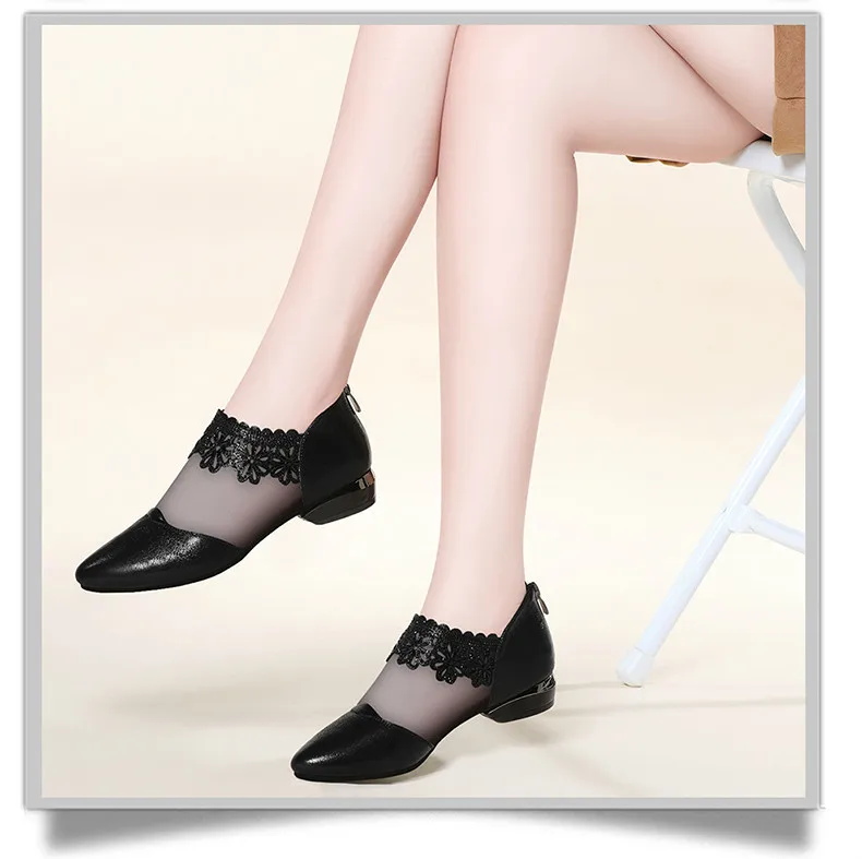 Женская обувь со стразами и острым носком на плоской подошве; тонкие туфли из сетчатого материала; женская свадебная обувь; Повседневная обувь без застежки; g017