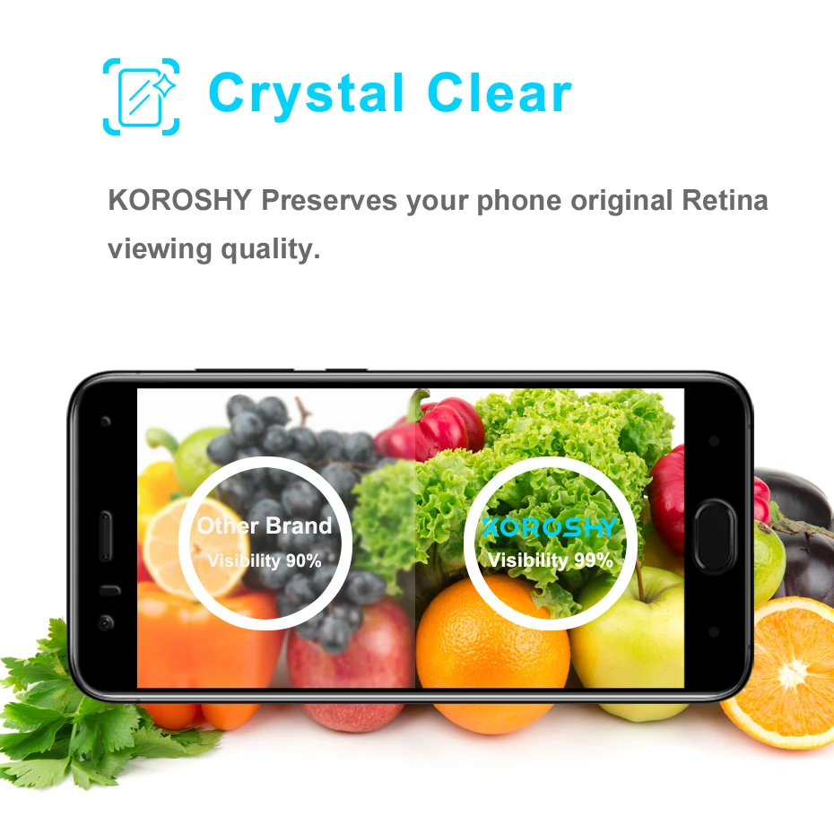 KOROSHY Full Cover Tempered Glass for Xiaomi Mi6 Mi 6 M6 Pro Prime Screen Protector Bubble Free Scratch Proof Guard Glass Film (3)