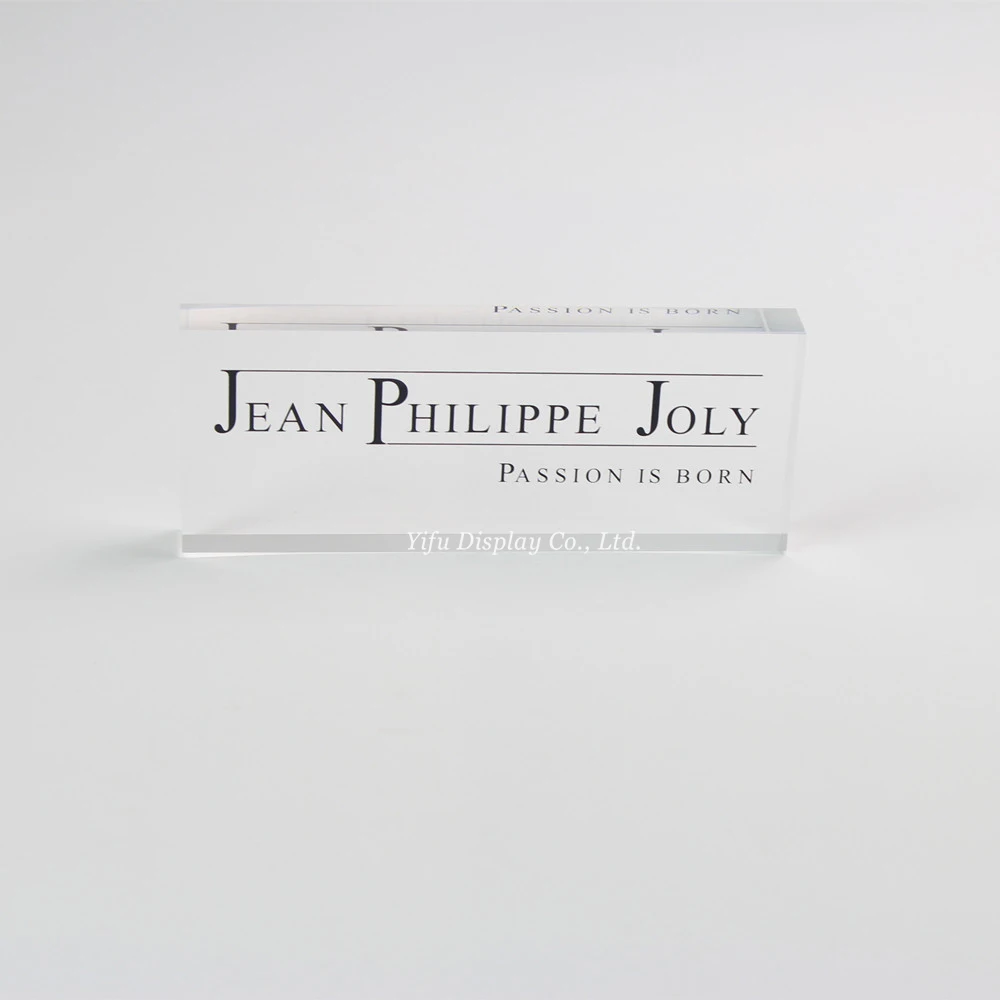 acrylic block