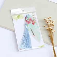 1 шт. Qufu лагерстремия цветок лист Закладка для книги творческие Эстетическая закладки канцелярские принадлежности подарок для ученика