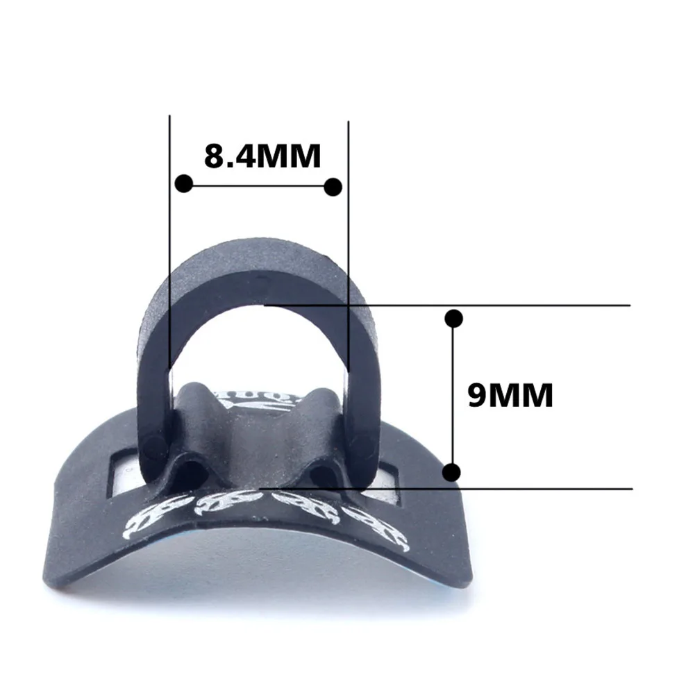 4 шт. алюминиевый тормозной кабель для велосипеда фиксированный зажим место для преобразования MTB дорожный велосипед масляная трубка рама u-образная пряжка зажим для трубки