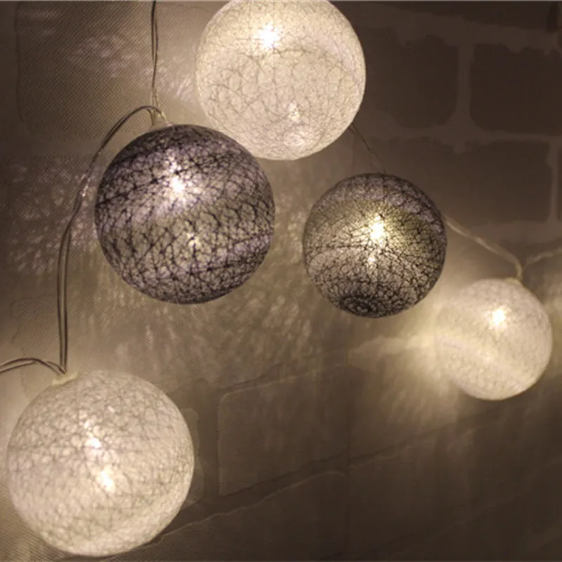 Serie de colores geniales de algodón Bola de luces led decoracion vacaciones guirlande led dormitorio garland luces kerst lichterkette Serie de colores geniales de algodón Bola de luces led decoracion vacaciones guirlande led dormitorio garland luces kerst lichterkette