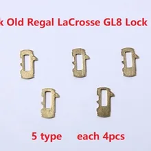 20 шт./лот,, Автомобильный Замок, тростник для ремонта, аксессуары, автомобильный тростник для Buick, старый Регал, Лакросс, GL8, пластина замка, снаружи