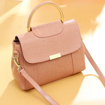 

Casual Women Handbags Genuine Leather Female Office Crossbody Cowhide Ladies Shoulder Bag Messenger Bag