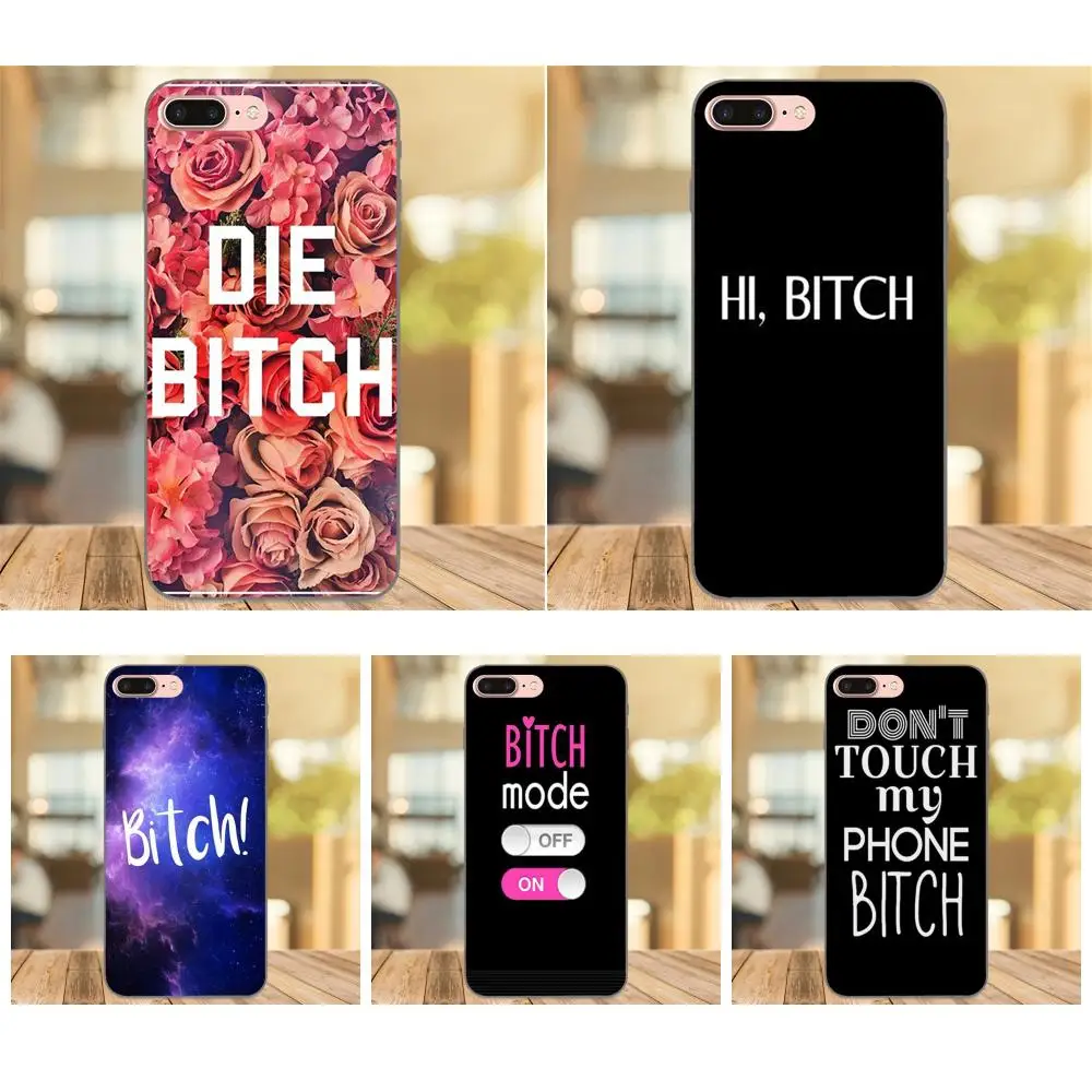 

For Huawei Honor 5A 6A 6C 7A 7C 7X 8A 8C 8X 9 10 P8 P9 P10 P20 P30 Mini Lite Plus Soft Covers Cases Quotes Hi Bitch
