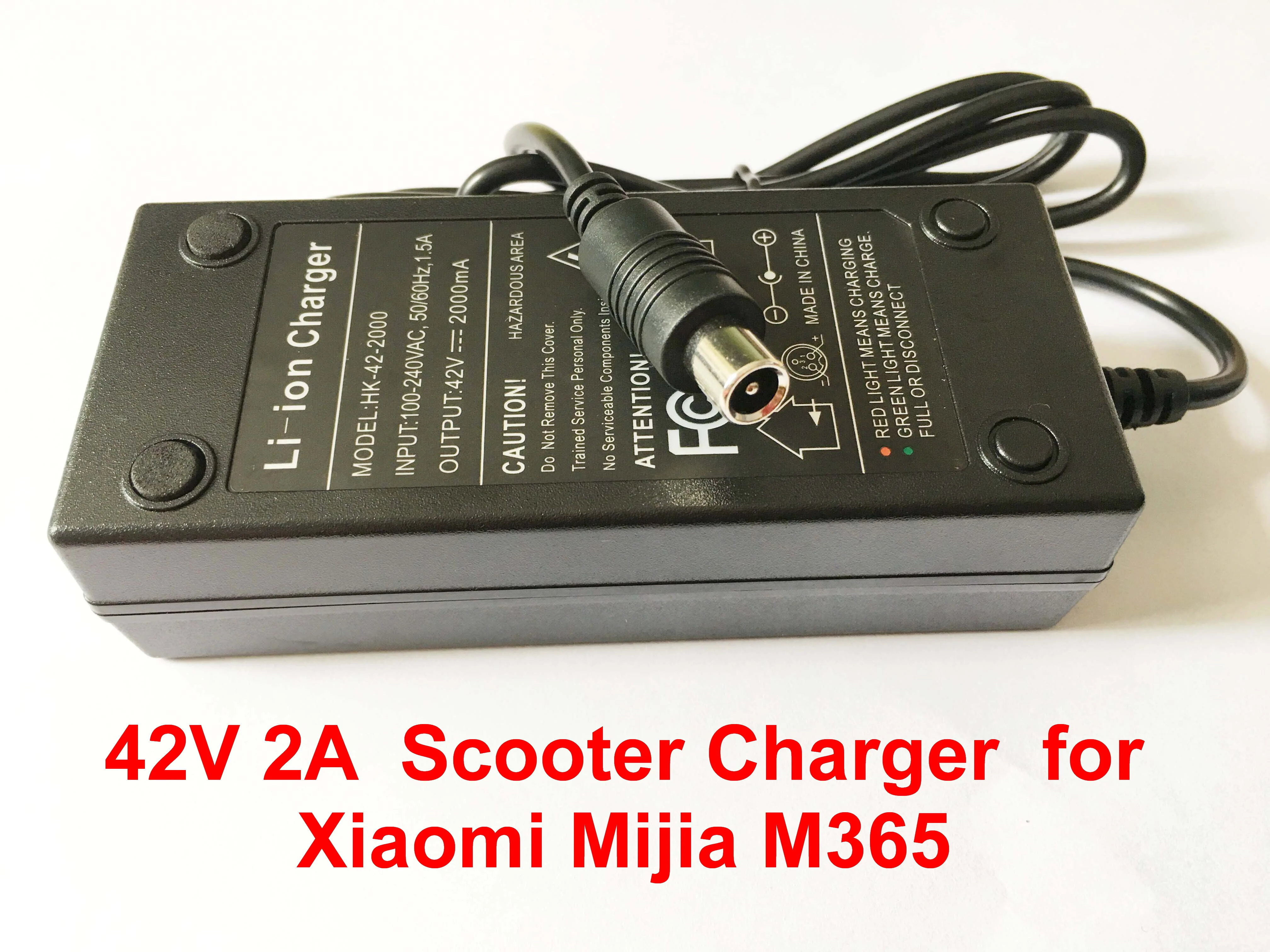 Зарядное устройство для электроскутера Xiaomi Mijia M365 Ninebot Es1 Es2 1 шт. адаптер 42 в 2 А