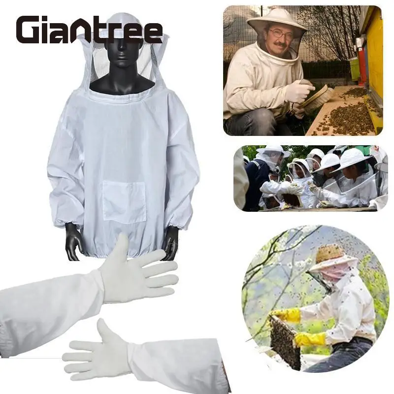 

Giantree Protective Beekeeping Gloves Safe Beekeeping Suit Bite Protection Unisex Defend Bee Keeping Gloves Safety Clothing