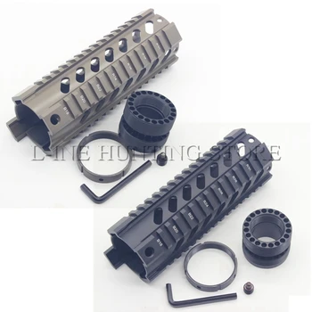 

Tactical Gun Accessories Hunting Shooting 7" Free Float Quad Rail Handguard for .223 5.56