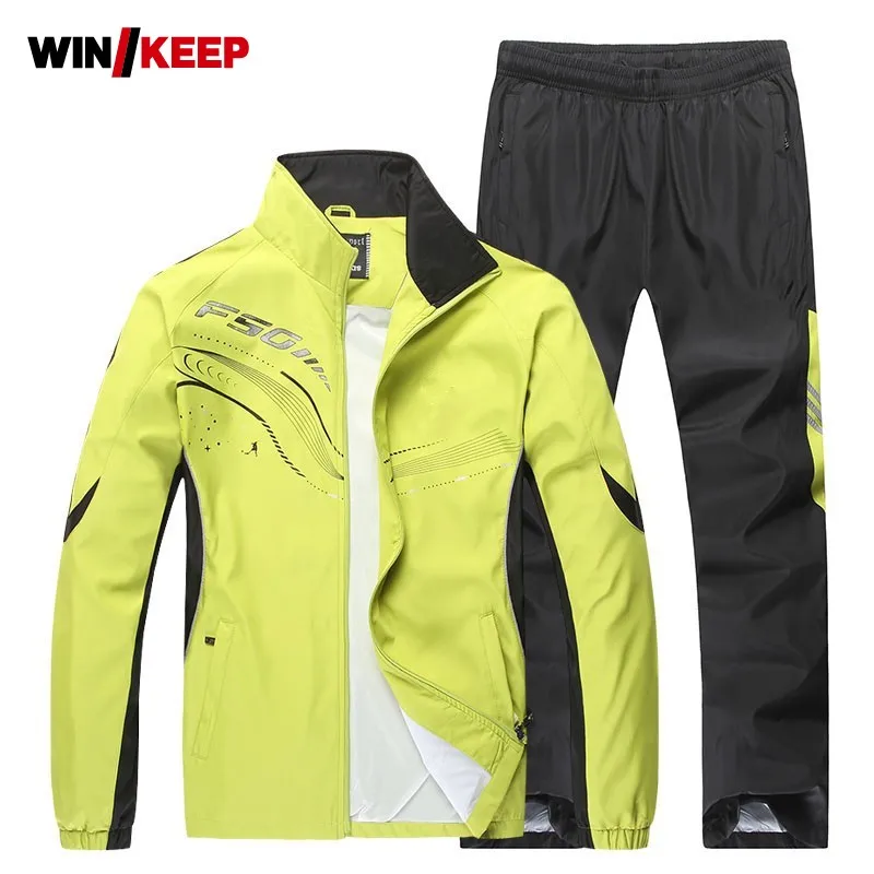 

2019 Men Running Suits Plus Size Mens Sports Suits high quality Men Tracksuit Sport Suits Men Running Jogging Sets Fitness Wear