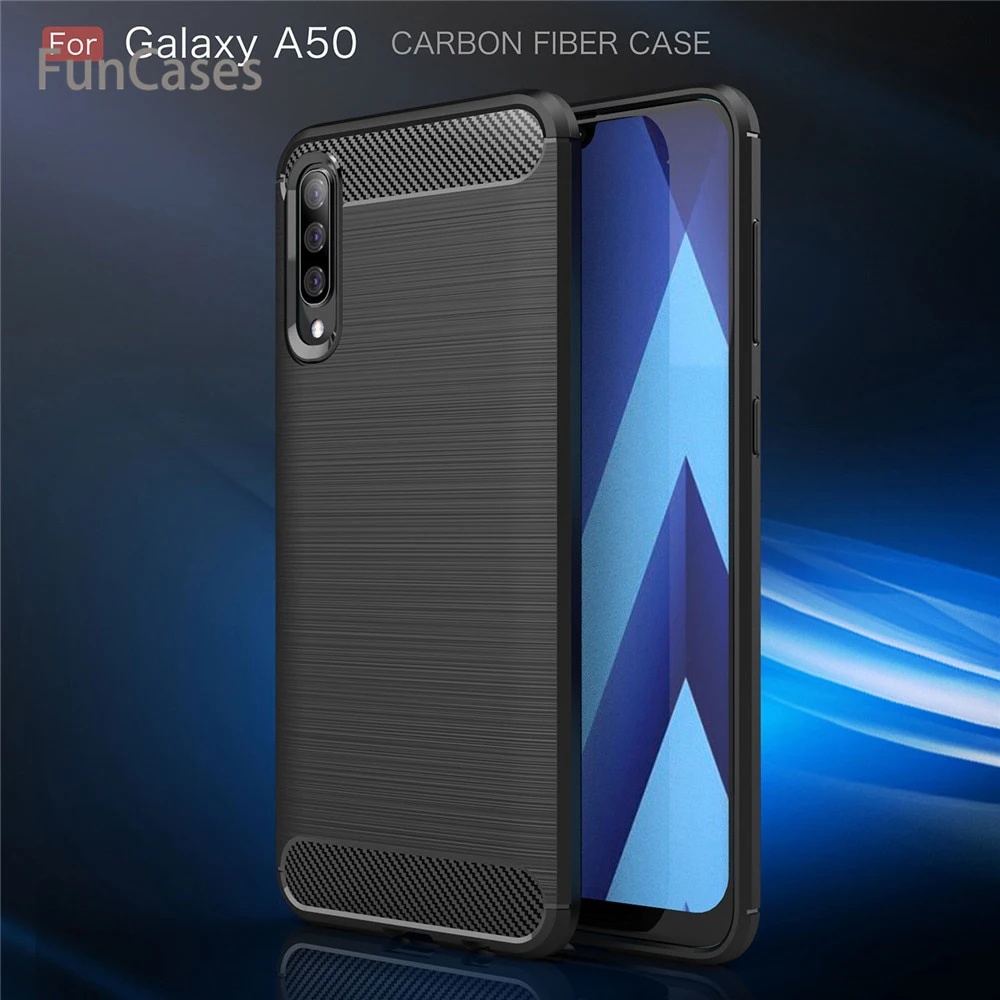 For Samsung Galaxy A50 Case Cover Luxury Shockproof Soft TPU Silicone Back Funda Coque samsunj | Мобильные телефоны и