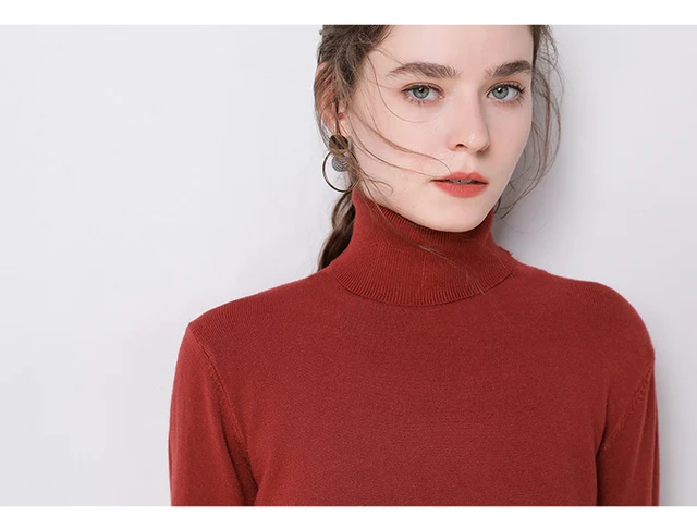 2019 Autumn Winter sweater women turtleneck cashmere sweater knitted pullover women sweter fashion sweaters new Plus Size tops 34 详情_17