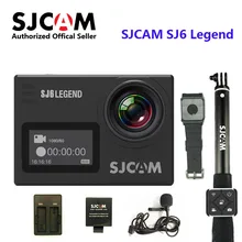 SJCAM SJ6 Legend 4K 24FPS Удаленная Экшн-камера 30 м водонепроницаемая Спортивная DV 2,0 с сенсорным экраном шлем Camcoder с аксессуарами