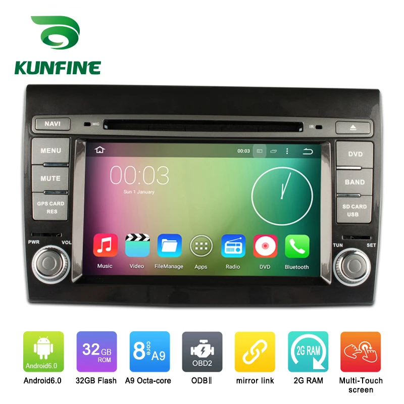 Octa Core 1024 600 Android 6 0 Car DVD GPS Navigation font b Multimedia b font