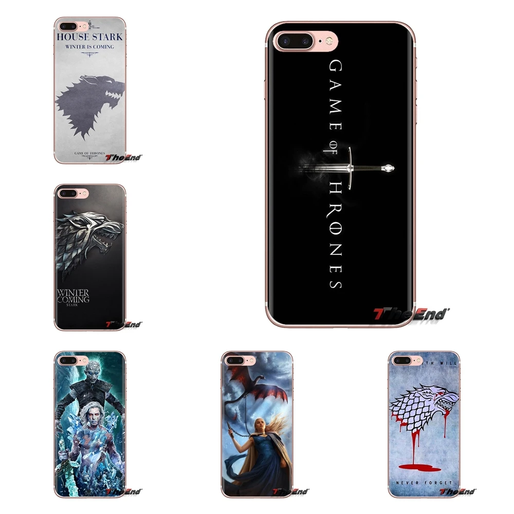 Games of Thrones GOT House Stark For Sony Xperia Z Z1 Z2 Z3 Z5 compact M2 M4 M5 C4 E3 T3 XA Huawei Mate 7 8 Y3II Soft Case Cover |