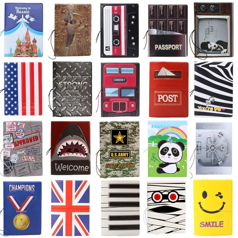 Discount New Fashion Cartoon Super Cool Passport Holder Documents Sets ID Credit Card Bag PVC Bule Passport Cover 14*10CM цена Discount New Fashion Cartoon Super Cool Passport Holder Documents Sets ID Credit Card Bag PVC Bule Passport Cover 14*10CM цены онлайн
