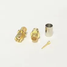 1 шт. SMA штекер модем конвертер разъем с LMR300 прямой позолоченный новинка