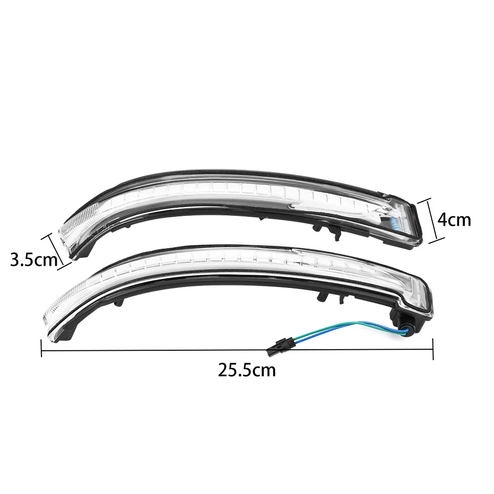 Динамический сигнал поворота светодиодный боковое крыло зеркало заднего вида Индикатор Плавная вода мигалка повторитель светильник для Nissan Qashqai Navara