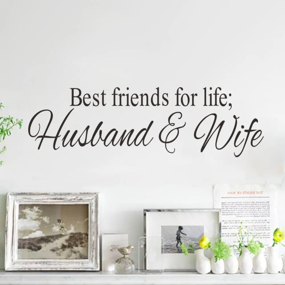 % Новая эксклюзивная прямая резная пословица с надписью best friends художественная
