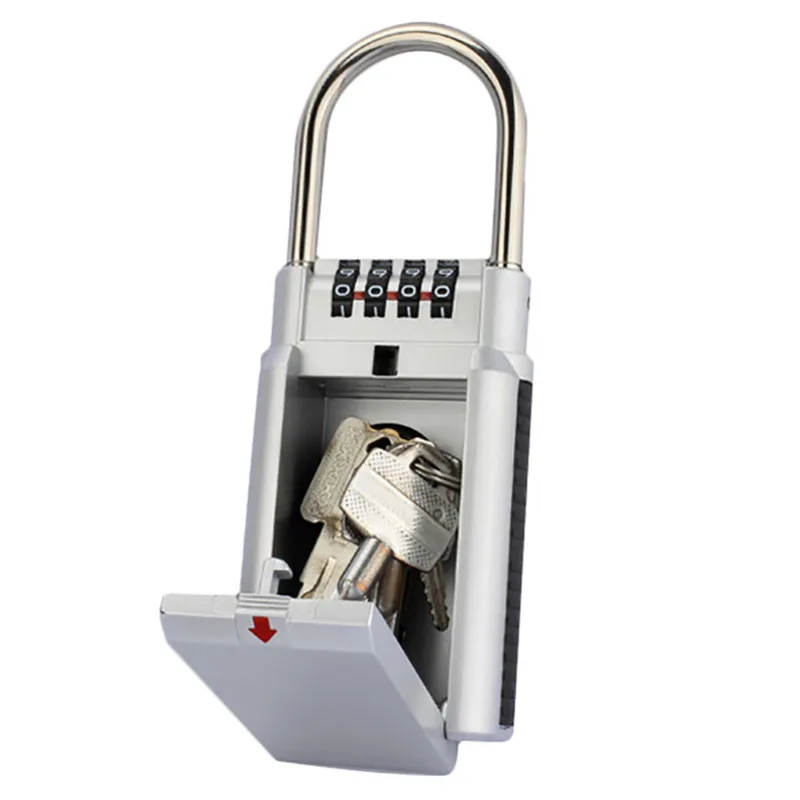 

Wall Home Outdoor Security Lock Safety Digital Box Key Lock Box Key Hider Metal Key Storage Box