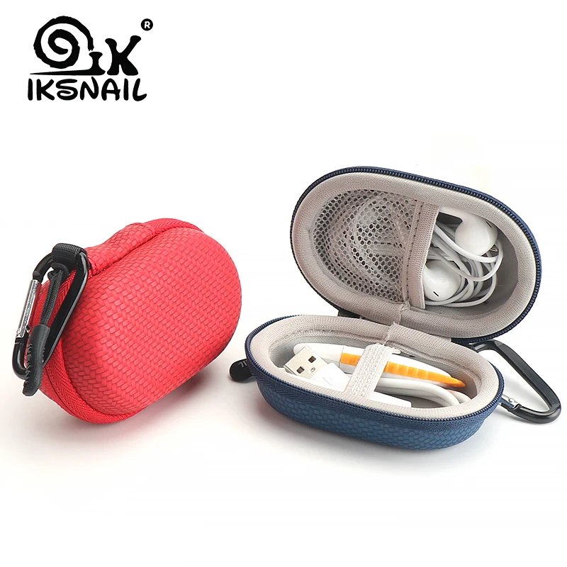 IKSNAIL наушники гарнитура чехол для наушников коробка для наушников с крючком портативное хранение для карты памяти USB кабель Органайзер Мини милая сумка
