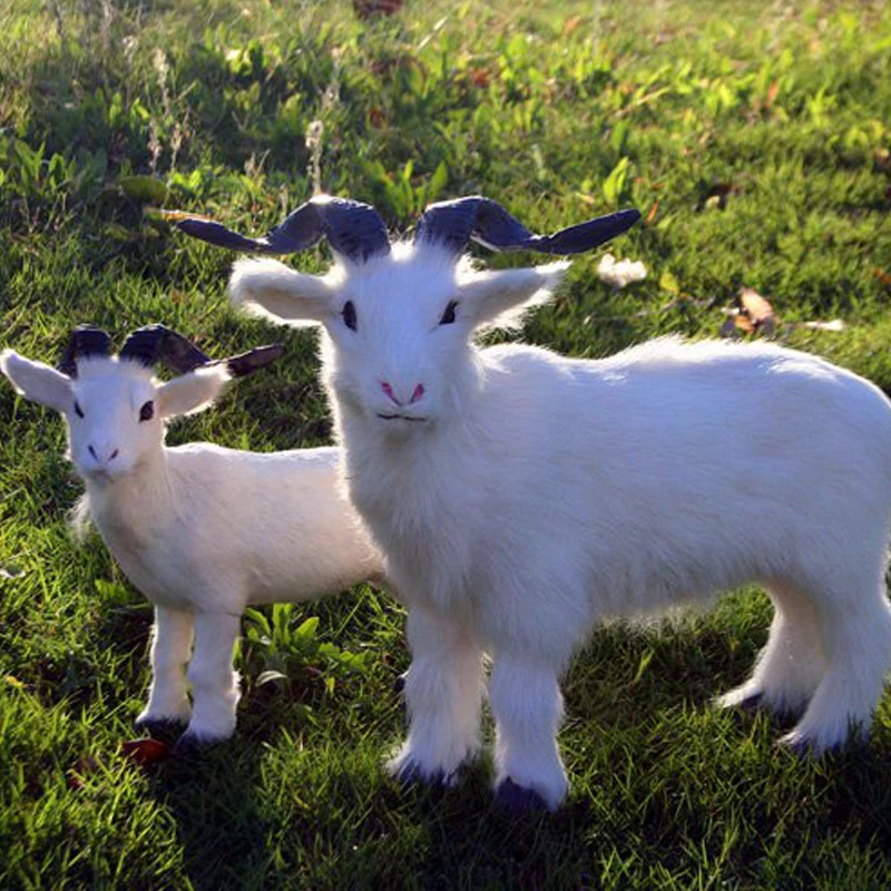 Small Goat Toys Simulation Goat Baby Sleeping Doll Plush Stuffed Dolls Kids Toy